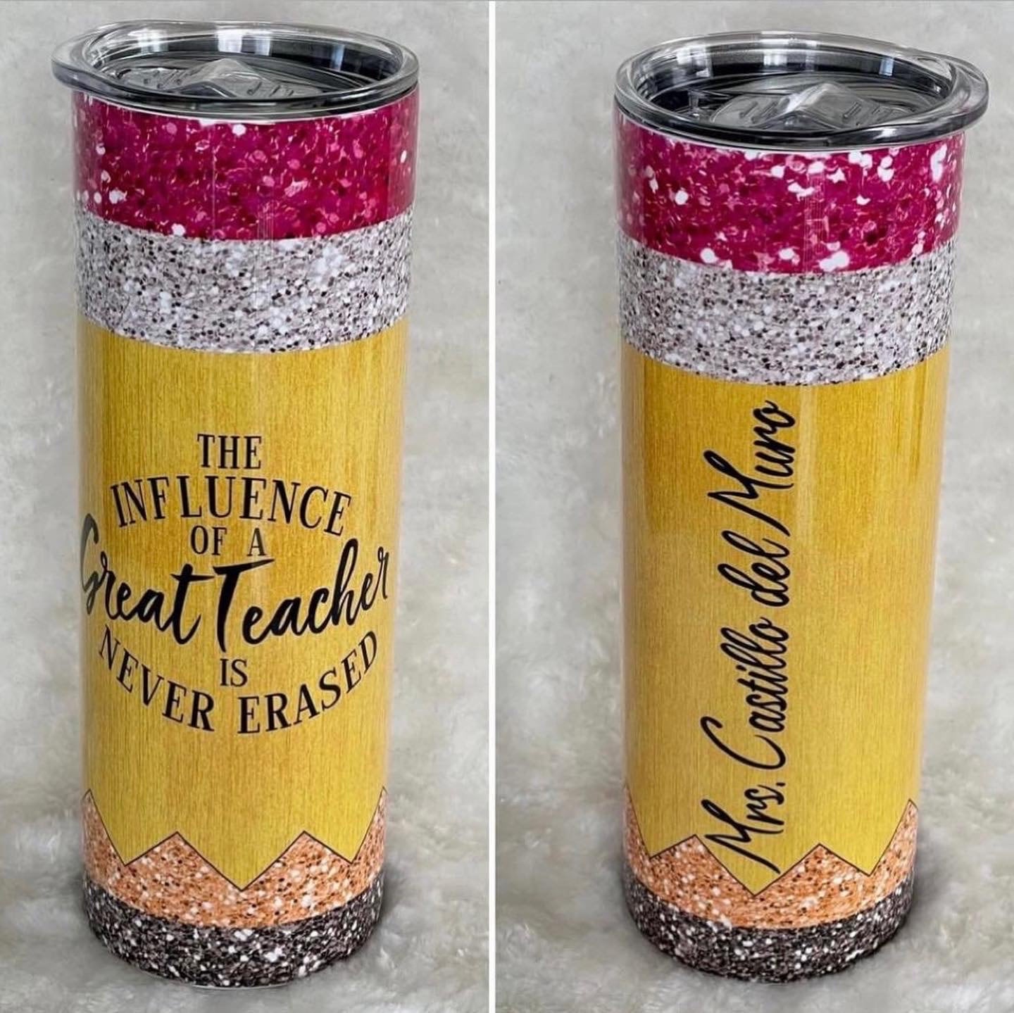 Personalized Teacher Skinny Tumbler